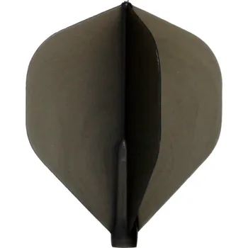 Šipka Letky na šipky Cosmo Fit Flight Standard průsvitné černé, 6ks