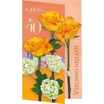 ARGUS Přání k narozeninám 40 15-6234c40