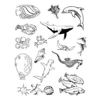 Dětské zboží Gelová razítka- Podmořský svět