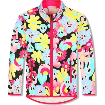 Dívčí mikina Dívčí mikina - KUGO EM9327, černá / růžová Barva: Mix barev, Velikost: 122