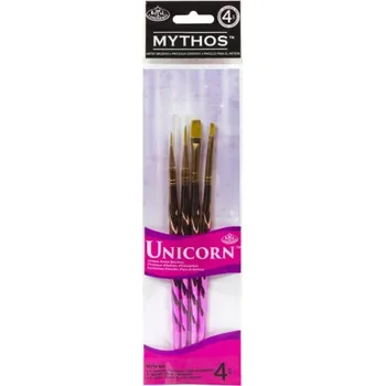Umělecký štětec Sada štětců -4 ks ,,Mythos Unicorn" 4,8,3, 3/0