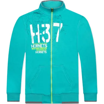 Chlapecká mikina Chlapecká mikina - KUGO M8030, zelená Barva: Zelená, Velikost: 146