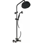 RAV SLEZÁK MORAVA Baterie sprchová se sprchou-černá matná/stará mosaz MK181.5/7CMATSM
