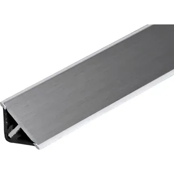 Kuchyňská pracovní deska Lišta k pracovní desce těšnicí trojúhelník nerez 15x4000 mm