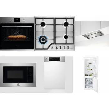 Set domácích spotřebičů ELECTROLUX KOFGH70TX + ELECTROLUX KGS64362XX + ELECTROLUX LFG716X + ELECTROLUX EMS4253TEX + ELECTROLUX EEM43300IX + ELECTROLUX ENT6TF18S