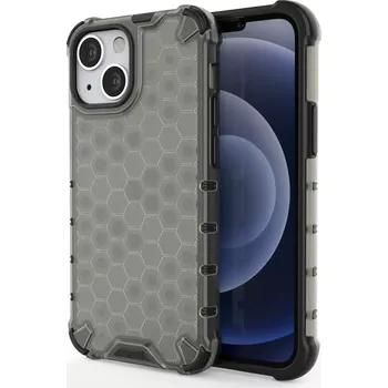 Pouzdro na mobilní telefon Forcell Odolné pouzdro Honeycomb Armor na mobil iPhone 13, černá, 9145576213384
