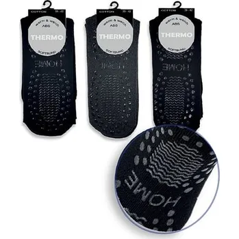 Pánské ponožky CNB Berlin Protiskluzové ponožky ABS černá 43-46