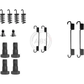 Brzdová čelist Sada příslušenství, parkovací brzdové čelisti A.B.S. 0716Q