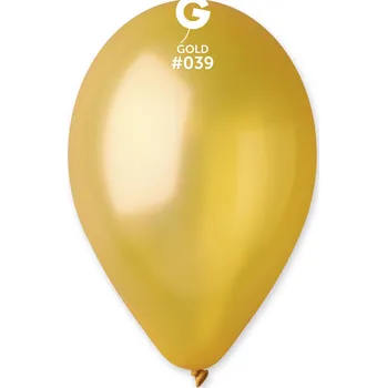 Balónek Svet balonku Balónek metalický zlatý 26 cm 100 ks