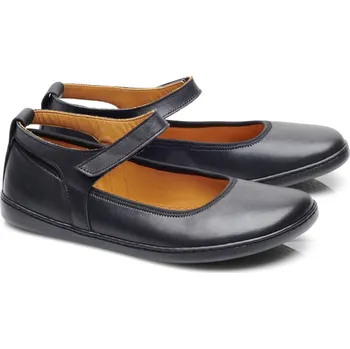 Dámské baleríny ZAQQ BANQET 36-44 NAPPA/NAPPA Dvouvrstvá hlazená kůže Černá 40