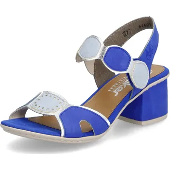 Dámské sandále DÁMSKÉ SANDÁLY RIEKER 64691-14 MODRÁ Barva: MODRÁ, Velikost: 38