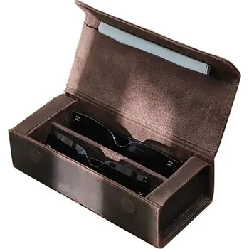 Pouzdro na brýle Contacts® Kožený box pouzdro na 2 brýle Robin Contacts CF4006