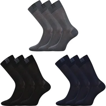 Pánské ponožky Společenské ponožky Lonka DESTYLE černá 43-46 (29-31)