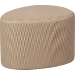 WOOOD Béžový čalouněný taburet Kaap 60 x 47 cm