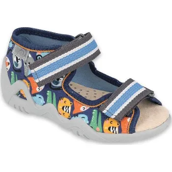 Chlapecké bačkory BEFADO 350P013 chlapecké sandálky zvířátka 22 350P013_22