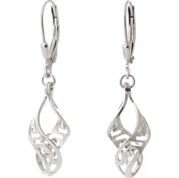 Náušnice Dámské stříbrné visací náušnice STNAU1780F