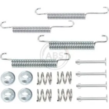 Brzdová čelist Sada příslušenství, parkovací brzdové čelisti A.B.S. 0893Q