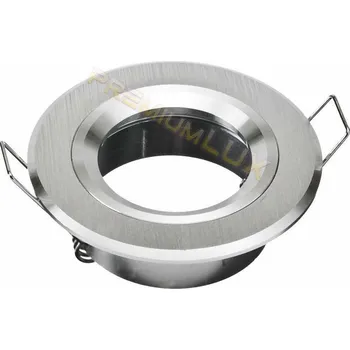 Bodové svítidlo PREMIUMLUX Podhledové bodové svítidlo SMARAGD Stříbrný + patice, LUX01247