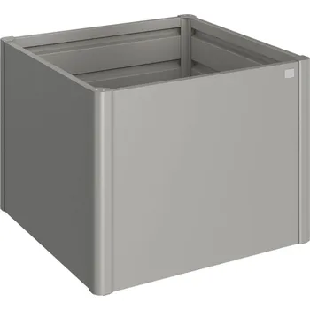 Vyvýšený záhon Biohort Květináč - zeleninový záhon Plantbox Barva: Šedý křemen metalický, Velikost: 1x1 102x102x77 cm