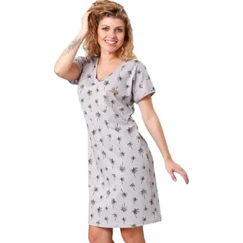 Dámská noční košile Dámská noční košile Isilda 1154 LEVEZA šedá světlá L