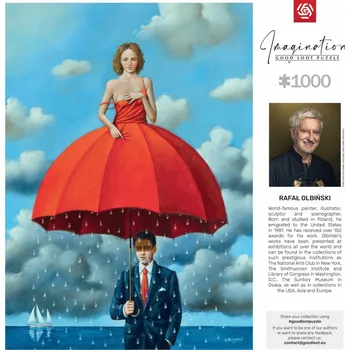 Puzzle Good Loot Puzzle Imagination Rafał Olbiński Defence Against Banality Puzzles 1000 ks