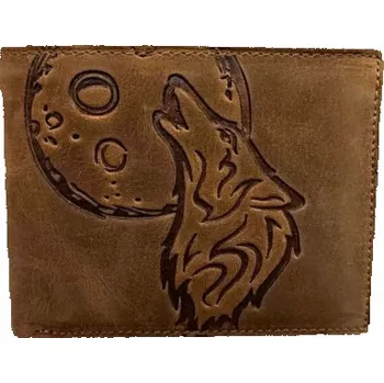 Peněženka KOŽENÁ PENĚŽENKA NOC VLKA