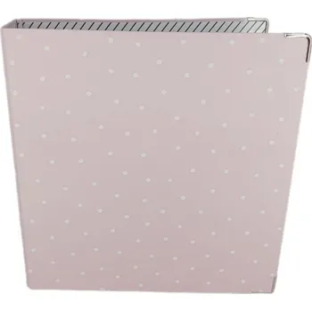 Fotoalbum mintopia Album na scrapbooking 30,5×32,5cm - růžové s tečkami