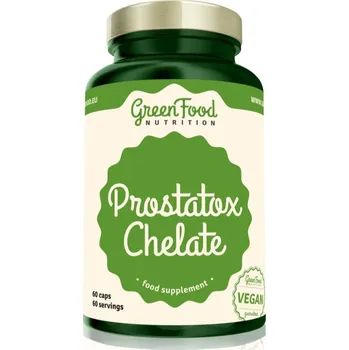 Lék na močovou cestu a ledviny GreenFood Nutrition Prostatox Chelát kapsle pro zdravou prostatu a podporu potence 60 cps