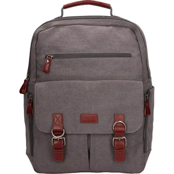 Městský batoh Vintage batoh Fagola Lyon - šedá