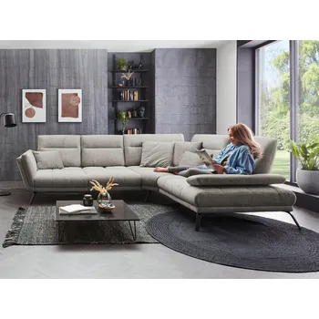 Sedací souprava Rohová sedací souprava s nastavitelnou hloubkou sedáku DAYTON Pravý roh