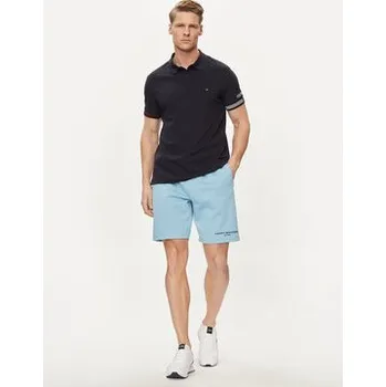 Pánské tričko Tommy Hilfiger Polokošile Flag MW0MW34780 Tmavomodrá Slim Fit S