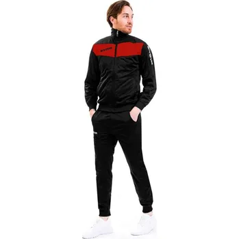 Pánská mikina Černo-červená pánská tepláková souprava Givova Tuta Visa Sum M TR018 1210, S i476_21553879