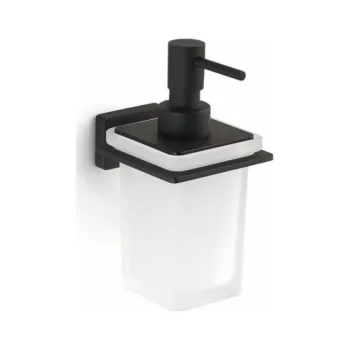 Dávkovač mýdla Nástěnný dávkovač tekutého mýdla Gedy Atena 448114, černý