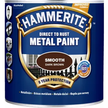 Barva na vlasy Barva na kov Hammerite Hammered, hnědá, 2,5l