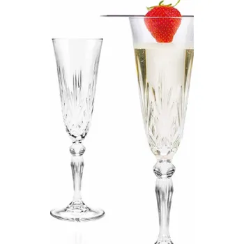 Sklenice Sklenice na šampaňské RCR MELODIA, 160 ml, 6 ks.