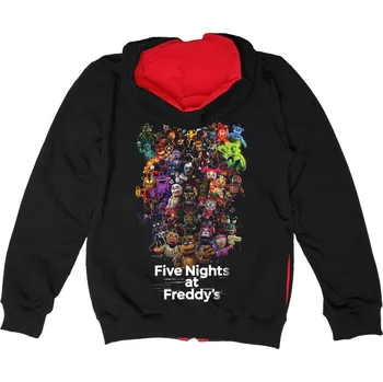 Chlapecká mikina Tepláková bunda FNAF Red24, FNAF, skladem