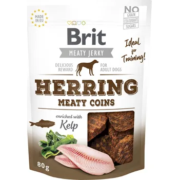 Pro psa Brit Jerky Herring Meaty Coins 80g (min. odběr 12 ks)