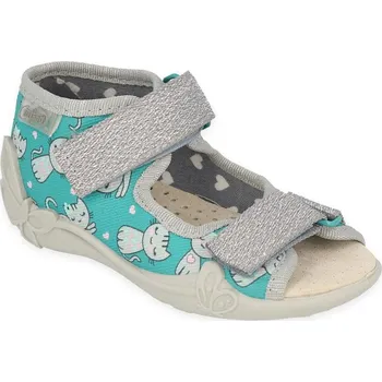 Dívčí obuv BEFADO 342P041 dívčí sandálky kožená stélka 21 342P041_21