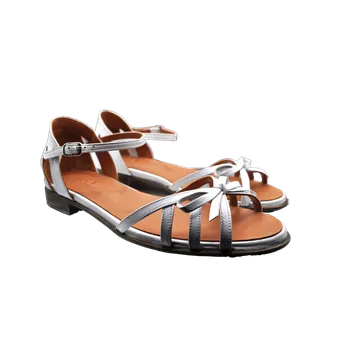 Dámské sandále 1352 Bílé kožené sandály značky Eric Nurnberg 36