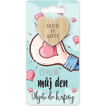 Žertovný předmět Objetí do kapsy Vždy rozzáříš můj den