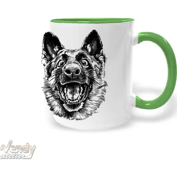 Hrnek - plemeno Německý ovčák Barva: Zelená