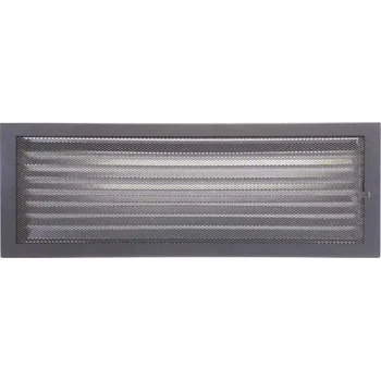 Větrací mřížka LAgrid s.r.o. Krbová mřížka Klasik 60x21 antracit s žaluzií