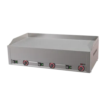 Kuchyňský gril Grilovací deska 97x48 elektrická durable chrom hladká stolní 400 V | REDFOX - FTHC 90 E
