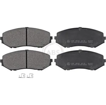 Brzdová destička Sada brzdových destiček, kotoučová brzda A.B.S. 37531