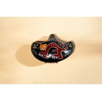 Hudební nástroj pro děti Okarína Sundaris Peru Černá Střední