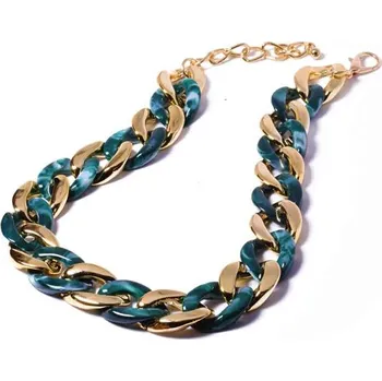 Náhrdelník Řetízkový náhrdelník Megaloman Zelený Lodestar 97k-cube