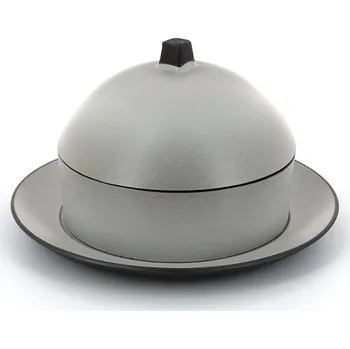 Talíř Revol Dim Sum Set 22 cm - šedý | REV-649523