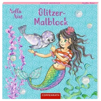 První čtění Glitzer-Malblock (Nella Nixe) - Finsterbusch, Monika