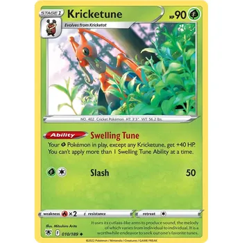 Sběratelská karetní hra Pokémon TCG Kricketune 010/189