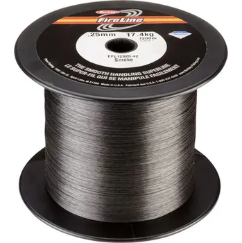 Berkley Fireline FUSED ORIGINAL Smoke 0.25mm 18.40kg, šedá (Velmi hladká pletená šňůra pro přívlač ve sladké i slané vodě.)